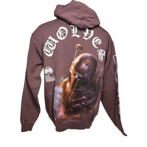 DARC SPORT MENS THE HUNTER HOODIE Darc Purple LG NEW Star Wars Boba Fett RARE